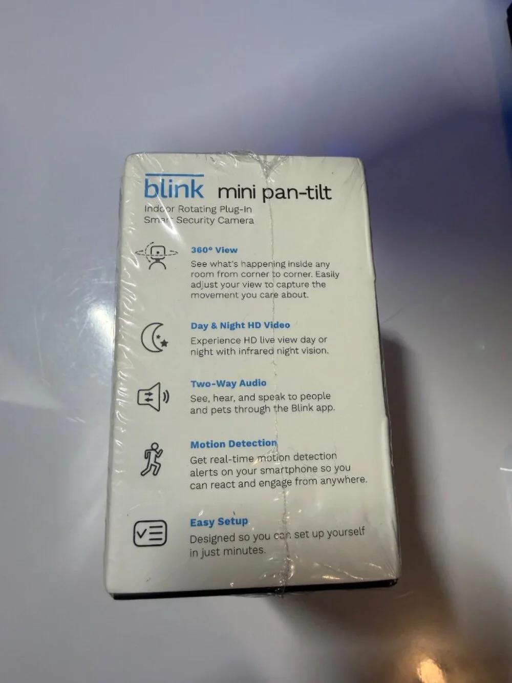 Blink Mini Pan-Tilt Camera (new) and Sync Module (used)